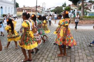 Parade in the town of Lençóis